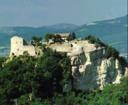 Das Schloss von Canossa